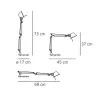 Лампа настольная Tolomeo micro