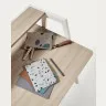 Письменный стол Aarhus 114,5x60 серый дуб