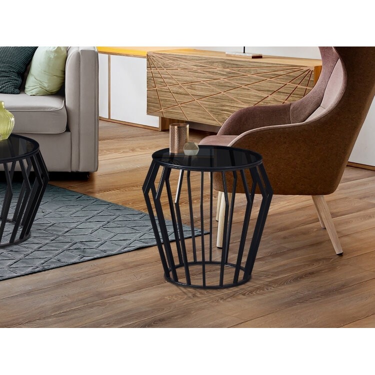 Приставной столик Ciros черный матовый