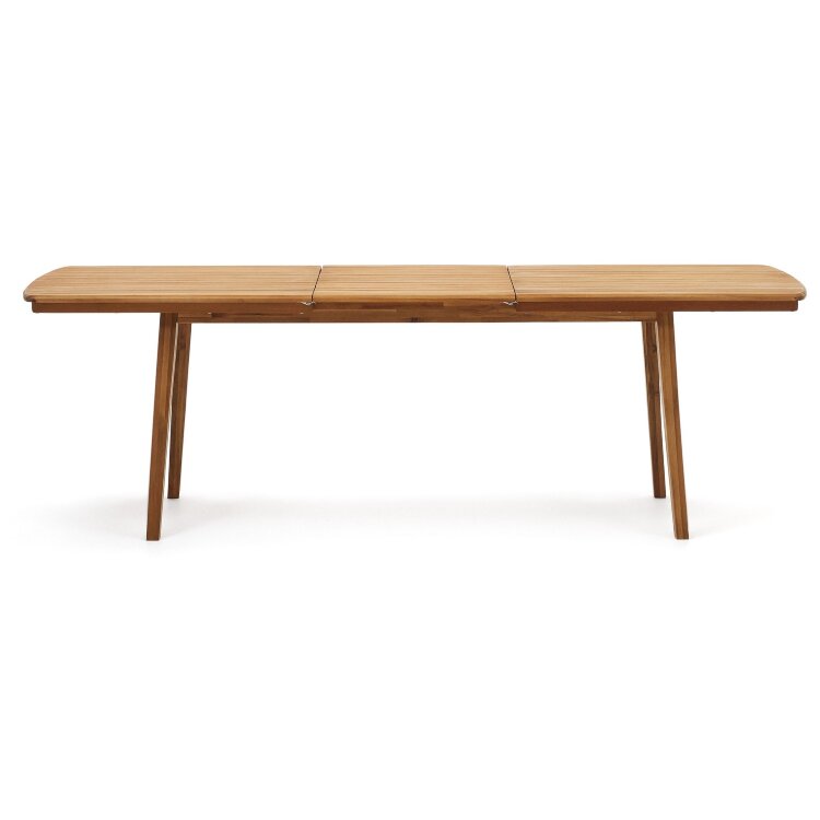 Thianna Раскладной уличный стол из массива акации 180 (240) x 90 см