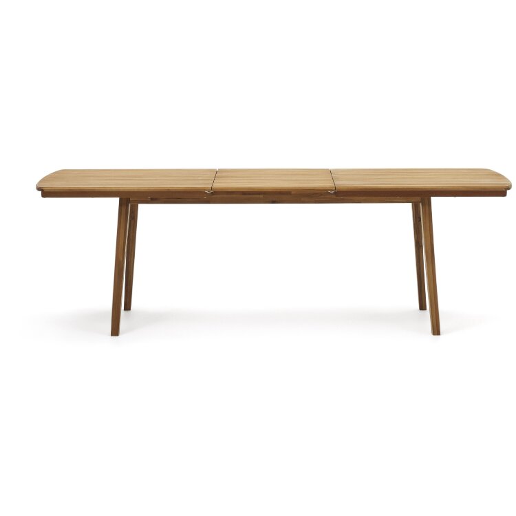 Thianna Раскладной уличный стол из массива акации 180 (240) x 90 см