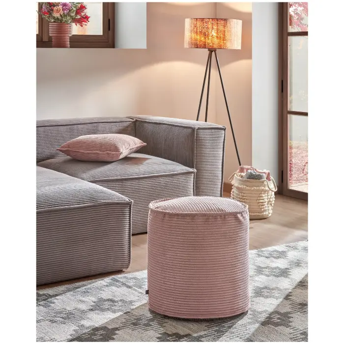 Пуф Zizi Ø45 розовый