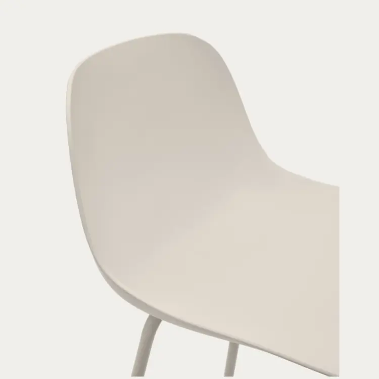 Барный стул Altea бежевый со стальными ножками, 75 см