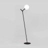 Торшер Atom черный/опаловое стекло