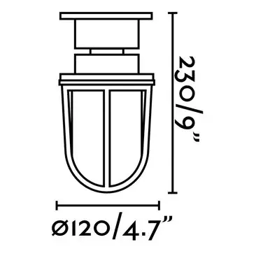 Латунный потолочный/настольный светильник Mauren