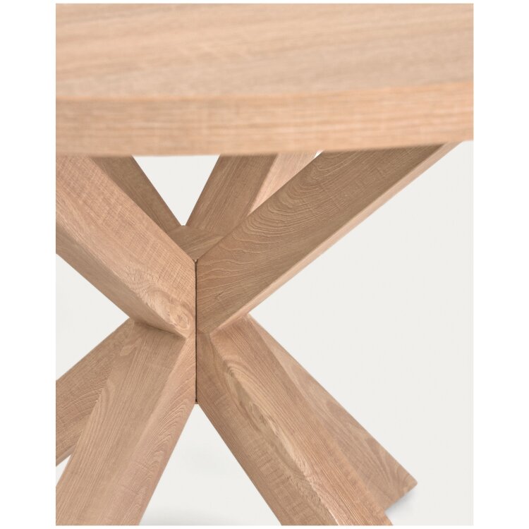 ARYA Стол с бежевой столешницей с отделкой из меламина стальными ножками с отделкой под дерево