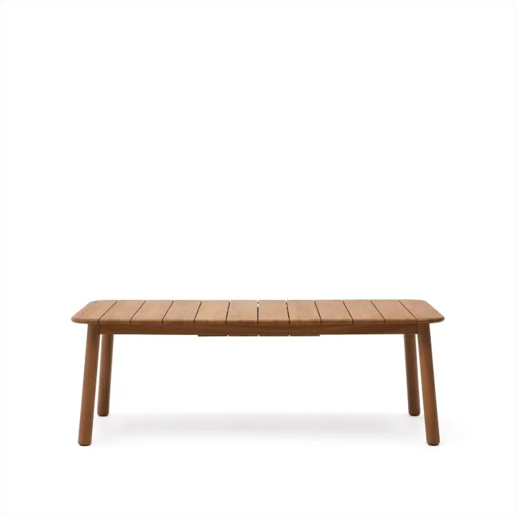 Раздвижной стол Turqueta из массива тикового дерева, 220 (294) x 100 см