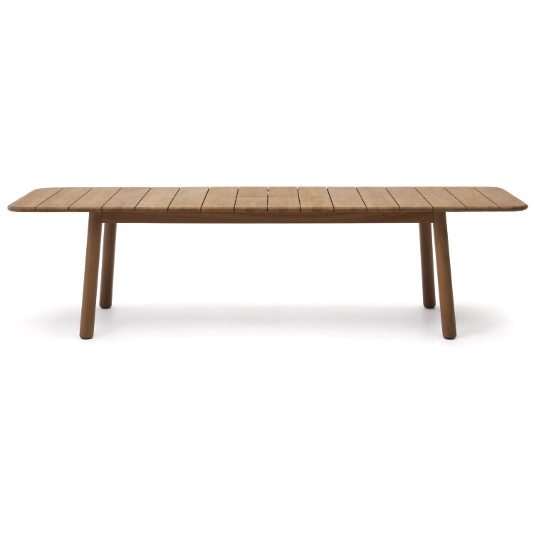 Раздвижной стол Turqueta из массива тикового дерева, 220 (294) x 100 см