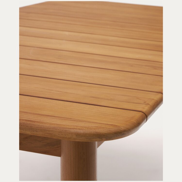 Раздвижной стол Turqueta из массива тикового дерева, 220 (294) x 100 см