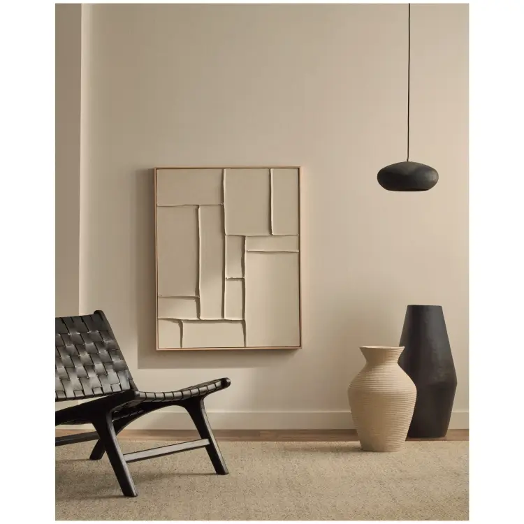 Pria белая ваза из папье-маше, 51 см