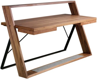 Письменный стол MQ1903DK /3216 из орехового дерева и черной стали