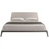 Кровать 7155/GC2223 из серой ткани