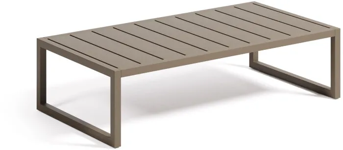 Comova Журнальный столик для улицы из зеленого алюминия 60 x 114 см
