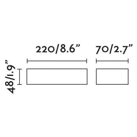 Бра Doro-13 LED темно-серый
