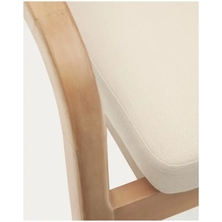 Malaret Стул из массива эвкалипта и белого шнура