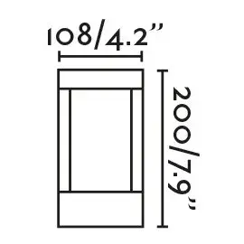 AGRA 200 Проблесковый маячок коричневый LED 9W 2700K