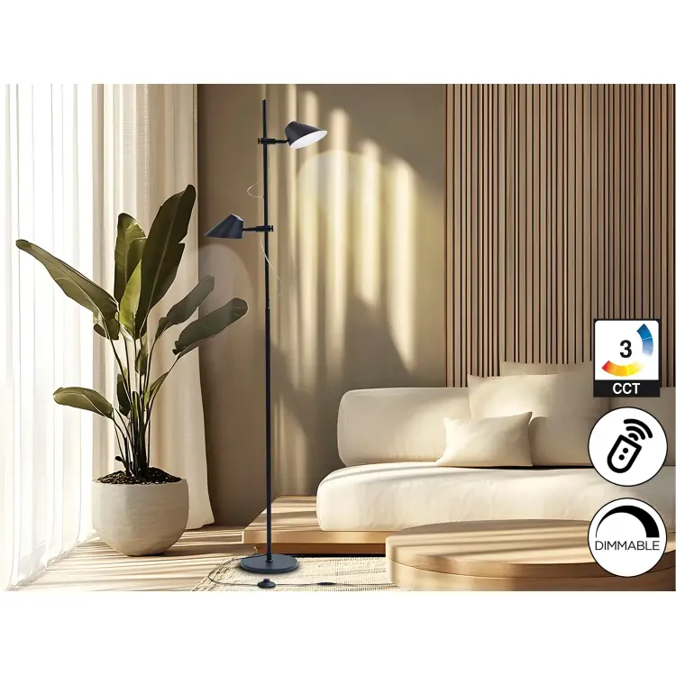 Esino Торшер 2L черный