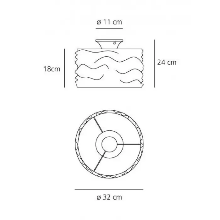 Люстра потолочная Aqua Cil