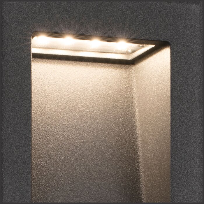 Уличный встраиваемый светильник Soun темно-серый