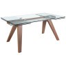 Раздвижной обеденный стол 1131/DT766 из закаленного стекла