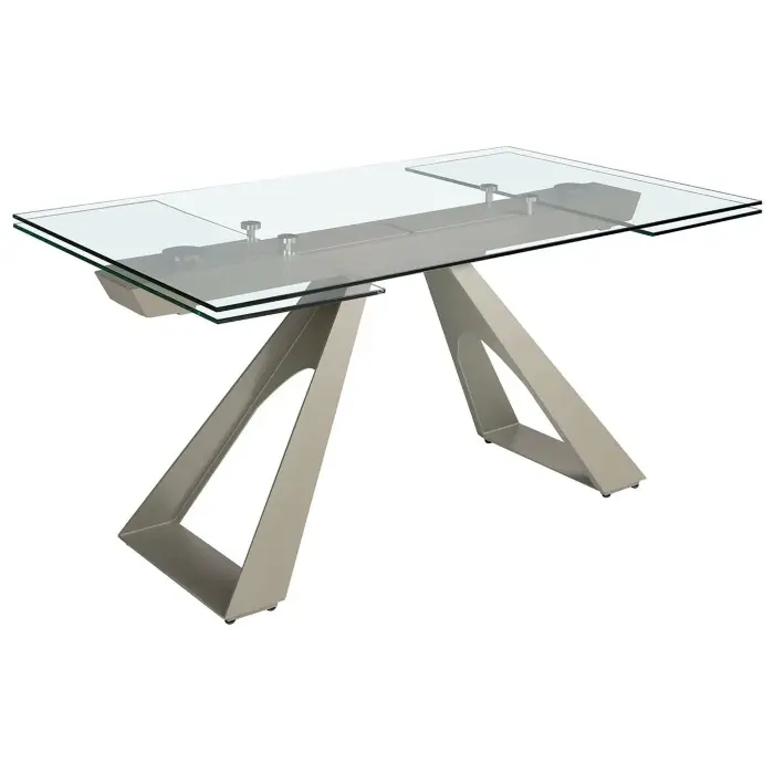 Раздвижной обеденный стол 1125/MC22052DT из закаленного стекла 160/200/240 x 90