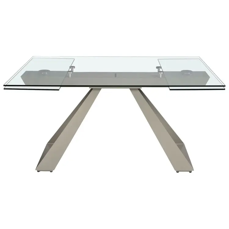 Раздвижной обеденный стол 1125/MC22052DT из закаленного стекла 160/200/240 x 90