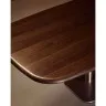 Стол Melvar из 100% орехового шпона с основанием из стали 180 x 100