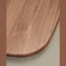Стол Melvar из 100% орехового шпона с основанием из стали 180 x 100
