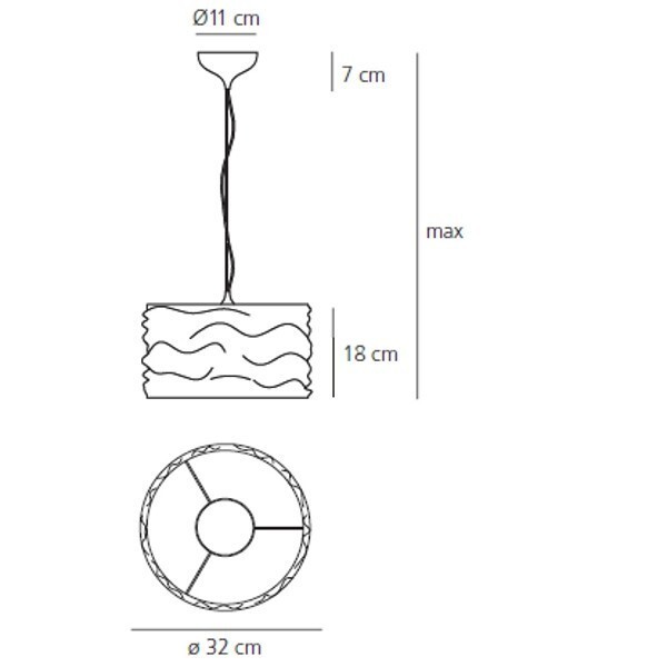 Люстра подвесная Aqua Cil,
