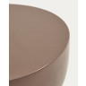 Уличный столик Garbet из коричневого бетона, диаметр 30 см