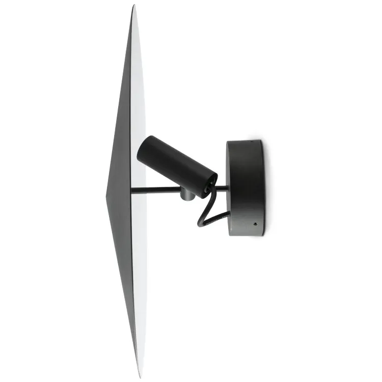 Настенный светильник CLAP черный LED 6W 3000K 38° C/PLAT S