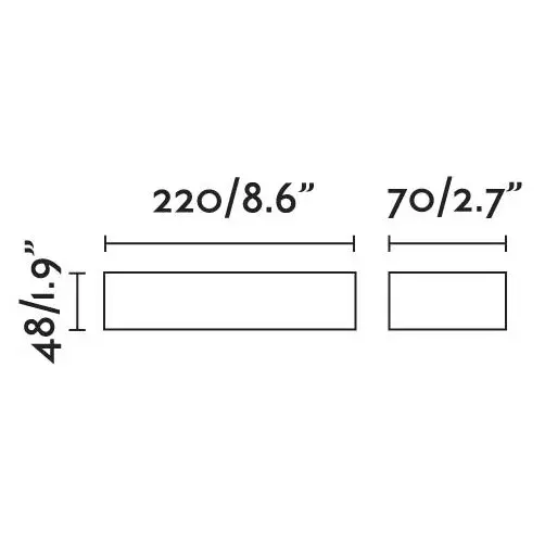 Бра Doro-28 LED темно-серое