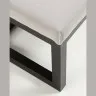 Банкетка Yola серая 128 см