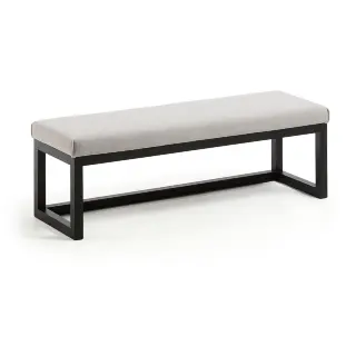 Банкетка Yola серая 128 см