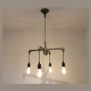 Люстра Crossed Industrial Water Pipe