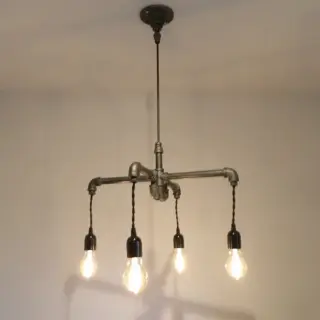 Люстра Crossed Industrial Water Pipe