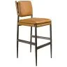 Барный стул 4167 из коричневой кожи