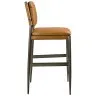 Барный стул 4167 из коричневой кожи