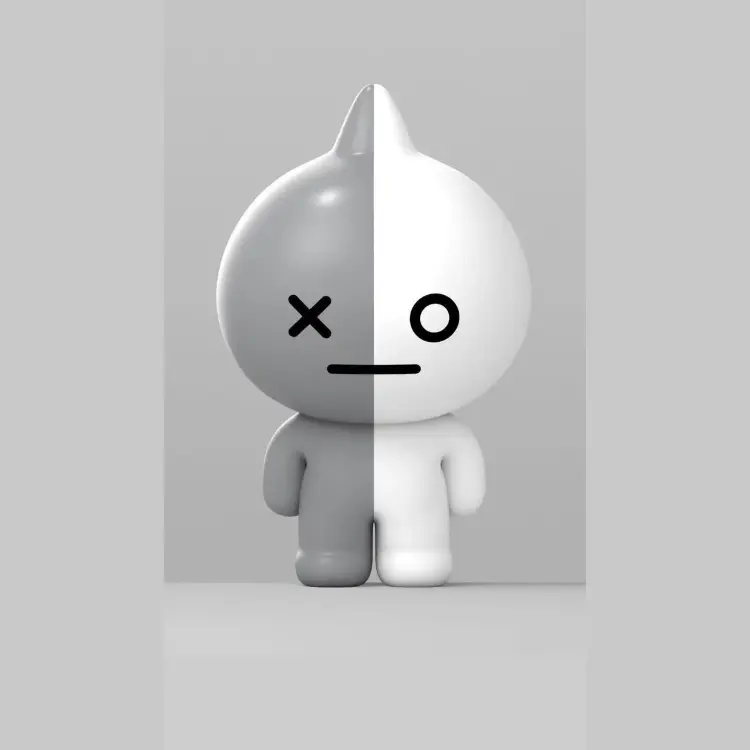 Фигурка BT21 Figure Pup Pet Grey