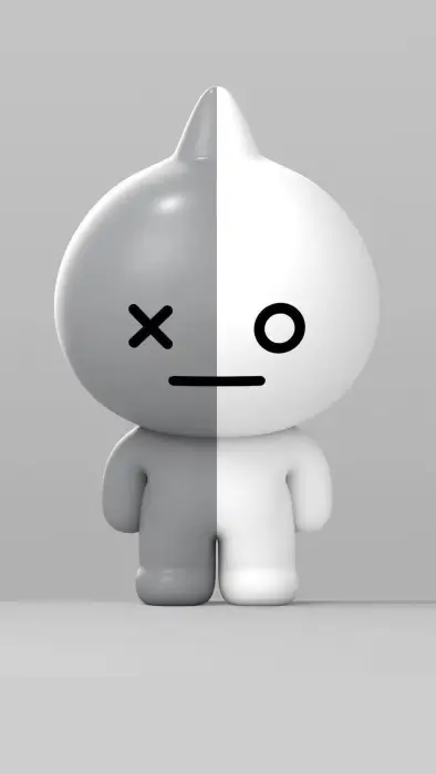 Фигурка BT21 Figure Pup Pet Grey