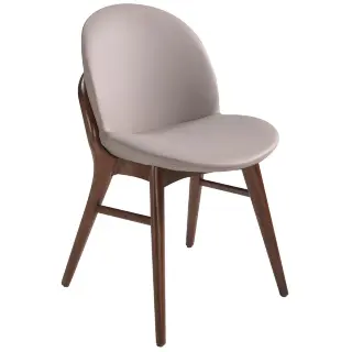 Стул CH19058/4107 с обивкой из экокожи и каркасом из массива ясеня