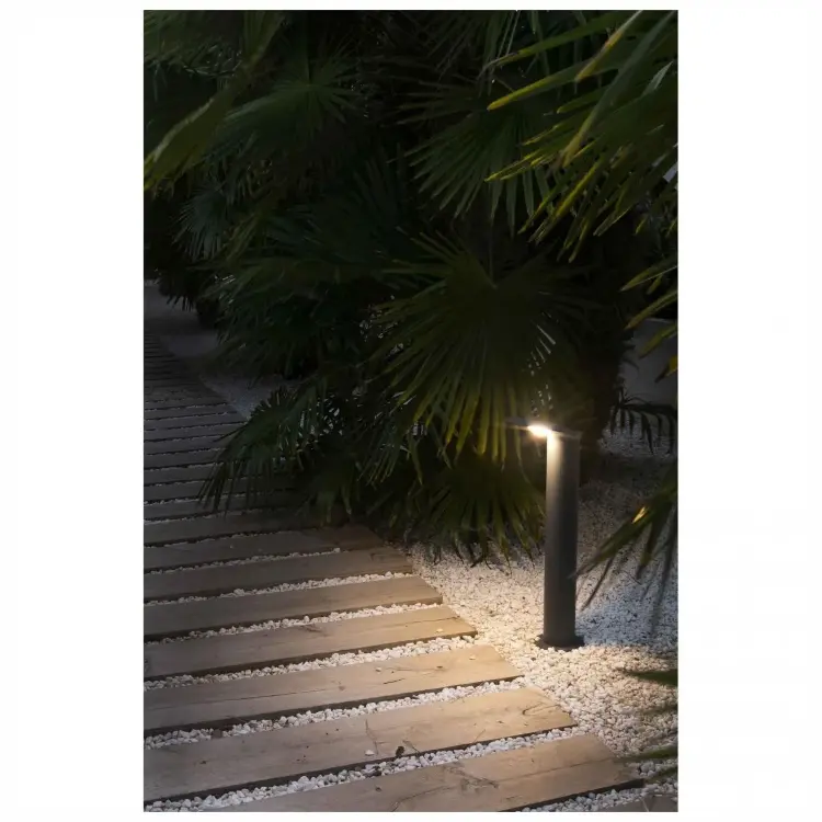 Ландшафтный светильник Lotus темно-серый 80 см