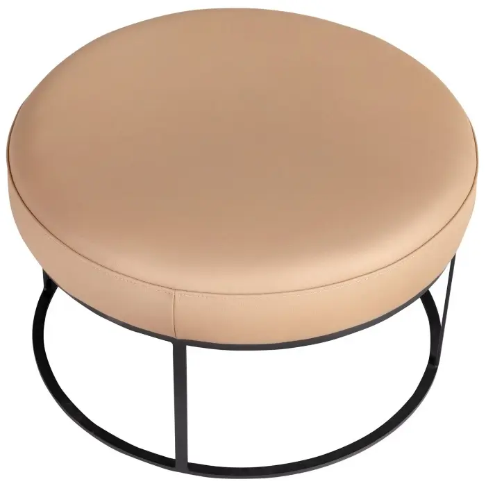 Банкетка из коричневой кожи 5190