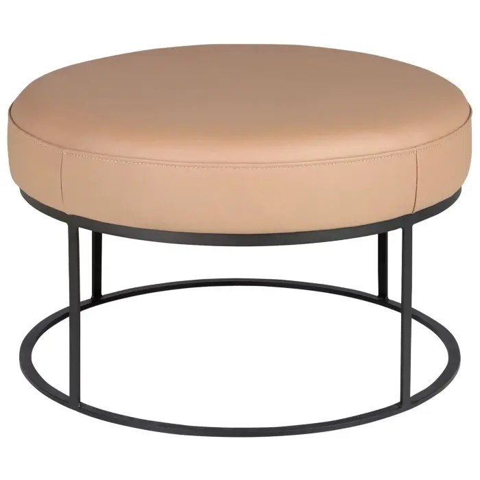 Банкетка из коричневой кожи 5190