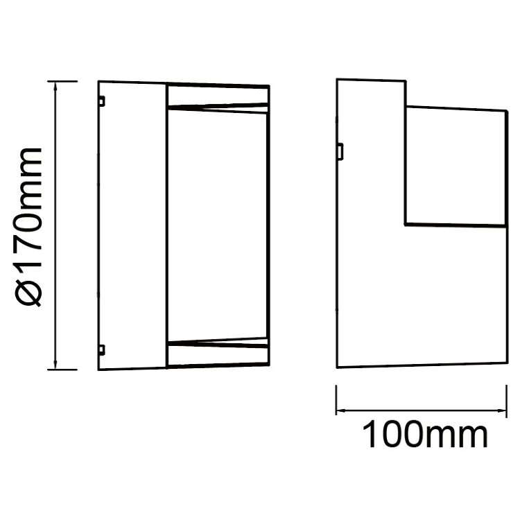 Настенный уличный светильник CREEK 8855