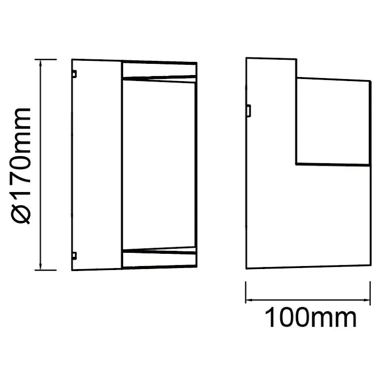 Настенный уличный светильник CREEK 8855