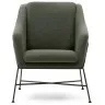 Brida Кресло зеленое на черных стальных ножках