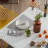 Стол Arya 200x100 белый со стальными ножками под дерево
