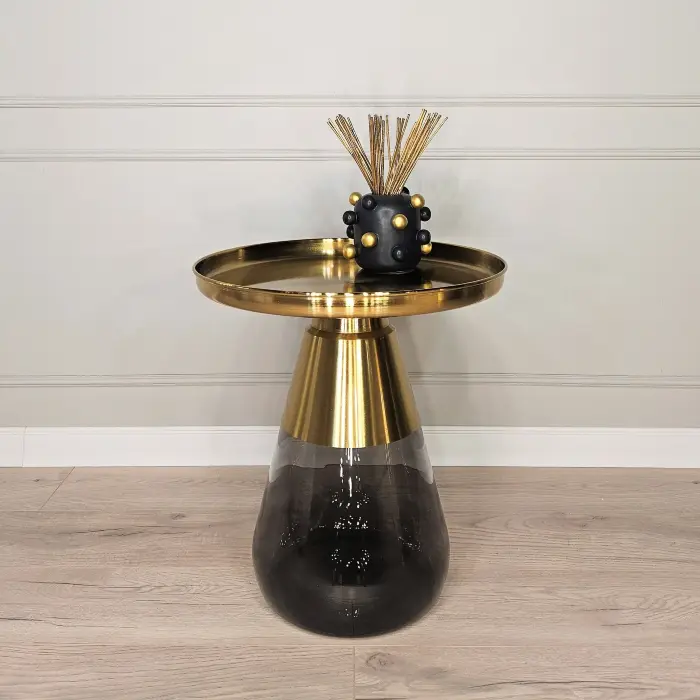 Ваза Black little golden balls vase