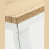 Письменный стол Lisbet 120x60 металл белый